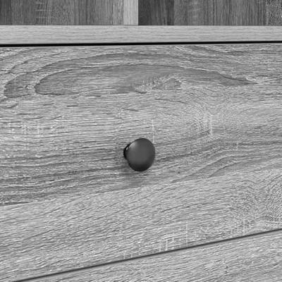 Bureau met lade 2 pcs Grijs Sonoma