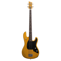 Duesenberg Alliance Chris Chaney Bass, Gold Sparkle - thumbnail