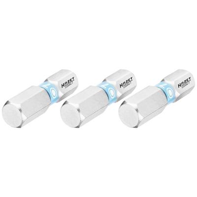HAZET Bit 2204N-7/3 · 1/4 inch (6,3 mm) zeskant massief · Binnen-zeskant-profiel · 3-delig · SW 7 mm HAZET Bit 2204N-7/3 · 1/4 inch (6,3 mm) zeskant massief · Binnen-zeskant-profiel · 3-delig · SW 7 mm