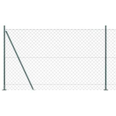VidaXL Afrasteringspaal groen 10 x 1,6 m (60 x 60 mm gaas)