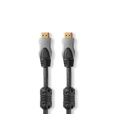 High Speed HDMI-Kabel met Ethernet | HDMI-Connector - HDMI-Connector | 10,0 m | Antraciet
