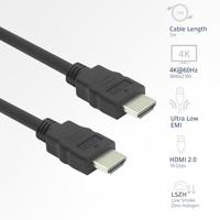 ACT 1 meter HDMI 4K LSZH Premium High Speed kabel v2.0 HDMI-A male - HDMI-A male - thumbnail