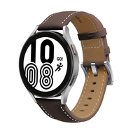Premium Leather bandje - Donkerbruin - Samsung Galaxy Watch 4 - 40mm & 44mm - thumbnail