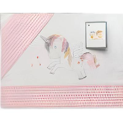 Gamberritos bedbumper Unicorn junior 60 x 120 cm katoen