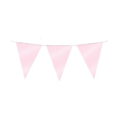 Party flag foil baby pink | 6 stuks