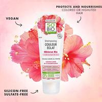 So Bio Etic Shampoo colour & shine hibiscus 250 Milliliter - thumbnail