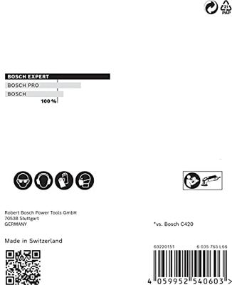 Bosch Accessoires Expert M480 schuurnet voor deltaschuurmachines 93 mm, K240 - 5 stuk(s) - 2608900722