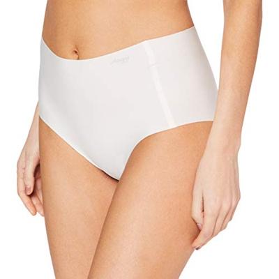Dames Zero Feel Maxi slip - Naadloze dames taille slip - Hoge onderbroek met katoenen kruisje