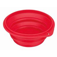 TRIXIE VOERBAK / DRINKBAK REIS SILICONEN ASSORTI 250 ML 11 CM 4 ST - thumbnail