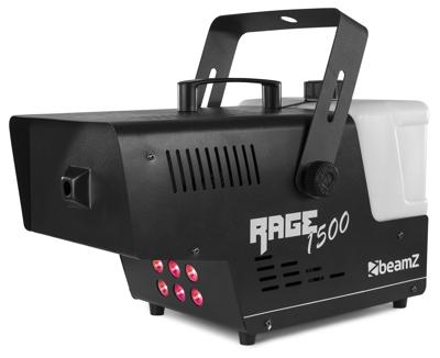 BeamZ Rage 1500LED rookmachine met RGB licht & draadloze afstandsbediening