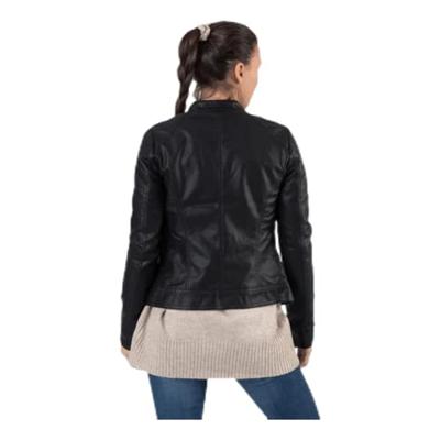 Only 15081400 Onlbandit Faux Leather Biker Leer En Leatherlook Black 15081400