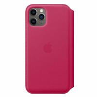 Apple leather Folio case iPhone 11 Pro Raspberry - thumbnail