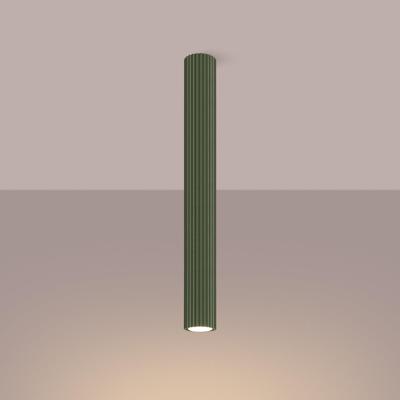 Plafondlamp KARBON 60 olijfgroen