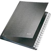 Leitz 5831-00-95 5831 Hardkarton Zwart DIN A4 Aantal vakken: 32 1-31 - thumbnail