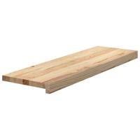 Traptreden 2 st 80x30x2 cm onbehandeld massief eikenhout - thumbnail