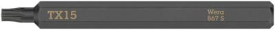 Wera 867 S TORX® bits voor slagschroevendraaier, TX 15 x 70 mm - 05018166001 Wera 867 S TORX® bits voor slagschroevendraaier, TX 15 x 70 mm - 05018166001