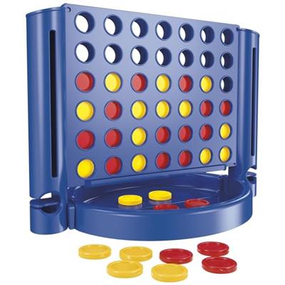 Hasbro Gaming 4 op een lijn reisspel
