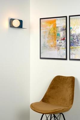 Lucide BONNI - Wandlamp - 1xG9 - Pastel blauw