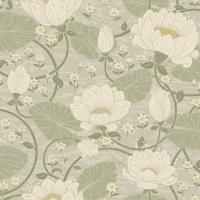 Dutch Wallcoverings Hjärterum - Eva - Beige/Grijs - thumbnail