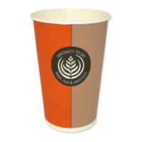 Huhtamaki - Coffee To Go Papieren Koffiebeker 180cc - 2500 stuks - thumbnail