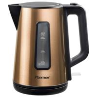 Bestron AWK1000CO waterkoker 1,7 l 2200 W Zwart, Koper - thumbnail