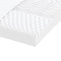 Schuimmatras 7 zones hardheid 20 ILD 180x220 cm wit - thumbnail