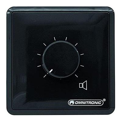 Omnitronic 80711158 Opbouw (op product) PA-volumeregelaar stereo Zwart