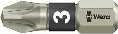 Wera 3855/1 TS Bits Pozidriv, RVS, PZ 3 x 25 mm - 1 stuk(s) - 05073615001