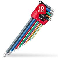 Wiha Inbus Haakse schroevendraaierset 1.5 mm, 2 mm, 2.5 mm, 3 mm, 4 mm, 5 mm, 6 mm, 8 mm, 10 mm 1.5 mm, 2 mm, 2.5 mm, 3 mm, 4 mm, 5 mm, 6 mm, 8 mm, 10 mm - thumbnail