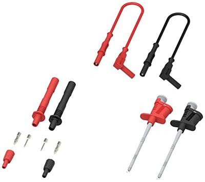 Electro PJP 425 Meetsnoerenset Bananenstekker 4 mm Zwart, Rood 1 stuk(s)