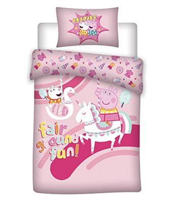 Peppa Pig Dekbedovertrek Fair Ground Fun 140 x 200 cm katoen Peppa Pig Dekbedovertrek Fair Ground Fun 140 x 200 cm katoen