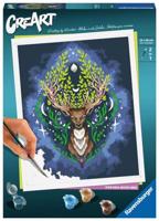 Ravensburger creart schilderen op nummer - pixie cold: mystic deer - thumbnail