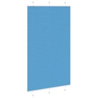 Pliss rolgordijn 120x200cm stofbreedte 119,4cm polyester blauw - thumbnail