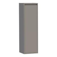 Brauer Adore - Hoge Kast - 120 cm - 1 Deur - Greeploos - Rechtsdraaiend - Mat Taupe - thumbnail