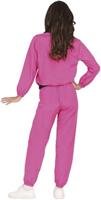 Neon Pink Tracksuit Dames - thumbnail