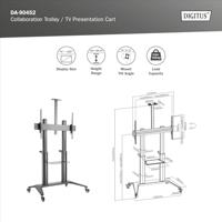 Digitus DA-90452 tv-bevestiging 3,05 m (120 ) Zwart - thumbnail