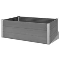 Plantenbak verhoogd 150x100x54 cm HKC grijs - thumbnail