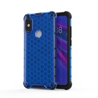 Voor Xiaomi Redmi Note5/Note5 Pro shock proof honingraat PC + TPU case (blauw) - thumbnail