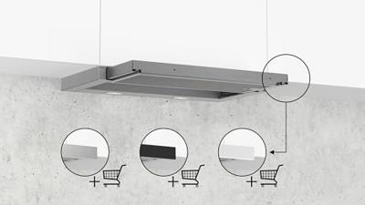 Siemens LI63LB526 Afzuigkap vlakscherm Grijs