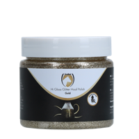 Excellent Horse Hi Gloss Glitter Hoof Polish Gold 150 ml - thumbnail