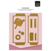 Vaessen Creative • snij- en embossingmallen postzakjes 13st. - thumbnail