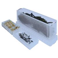 Really Useful Box opbergdoos 77 liter met 2 dividers, transparant - thumbnail