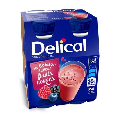 Delical Hphc 360 Rode Vruchten 4x200ml