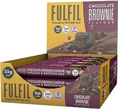 Fulfil Vitamin & Protein Bar Chocolate Brownie (15 x 55 g)