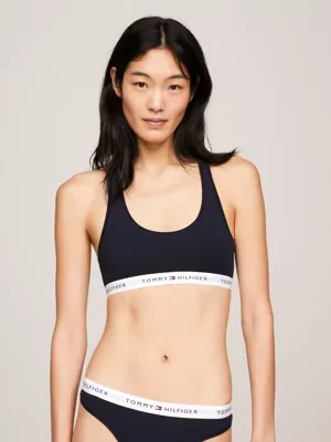 Tommy Hilfiger Bralette dames - Top - Katoenen Bh Top - Diepe hals