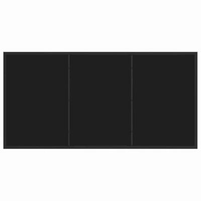 5-delige eetset voor in de tuin met kussens in zwart poly rattan