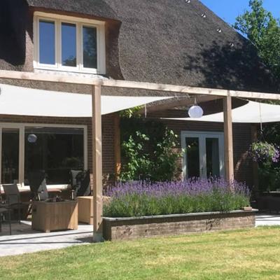 Livin'outdoor schaduwdoek Iseo HDPE rechthoek 3x4m (Kleur doek: wit)