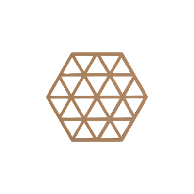 Zone - Triangles - Onderzetter Light Terracotta