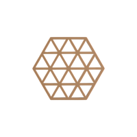 Zone - Triangles - Onderzetter Light Terracotta - thumbnail