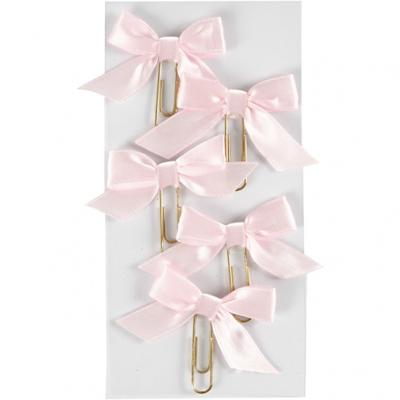 Creativ Company Paperclips, afm 40x70 mm, lichtrood, 5 stuk/ 1 doos